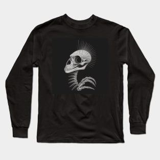 Sketch of an Alien Skeleton Long Sleeve T-Shirt